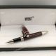 New Copy Mont Blanc Daniel Defoe Dark Red Rollerball Pen (2)_th.jpg